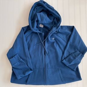 Women’s XL gym shark zip up